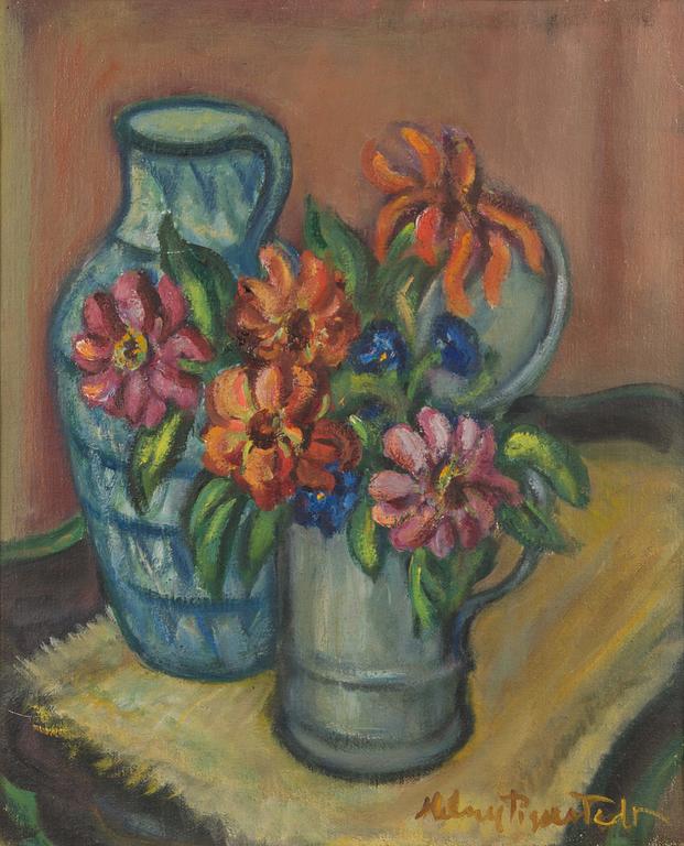 Helny Tigerstedt, oil on canvas, signed.