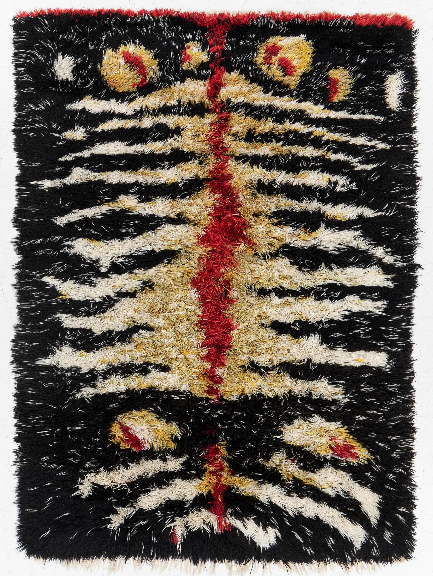 A carpet, knotted pile, ca 200 x 143 cm.