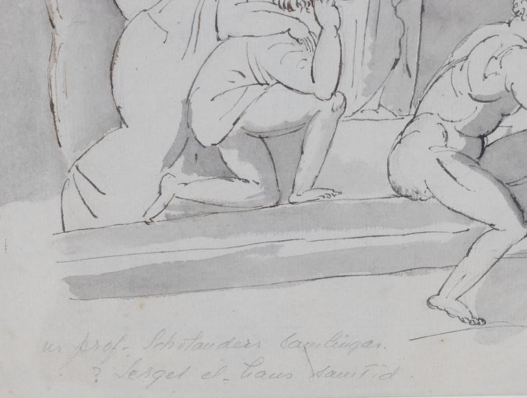 Carl August Ehrensvärd, Anikiserande figurscen.