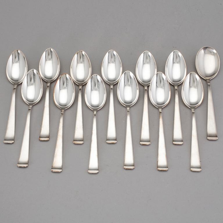 BESTICK, 144 delar, nysilver, Solingen Oka, Tyskland, 1900-talets mitt.