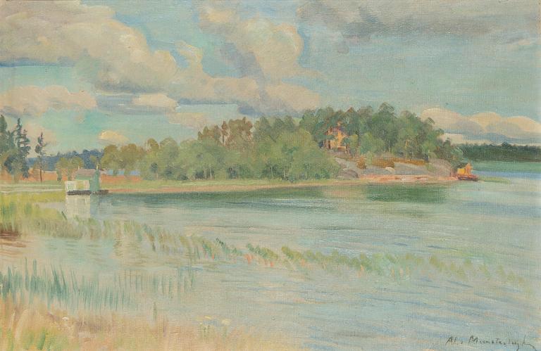 Ali Munsterhjelm, Kuusiston salmelta.