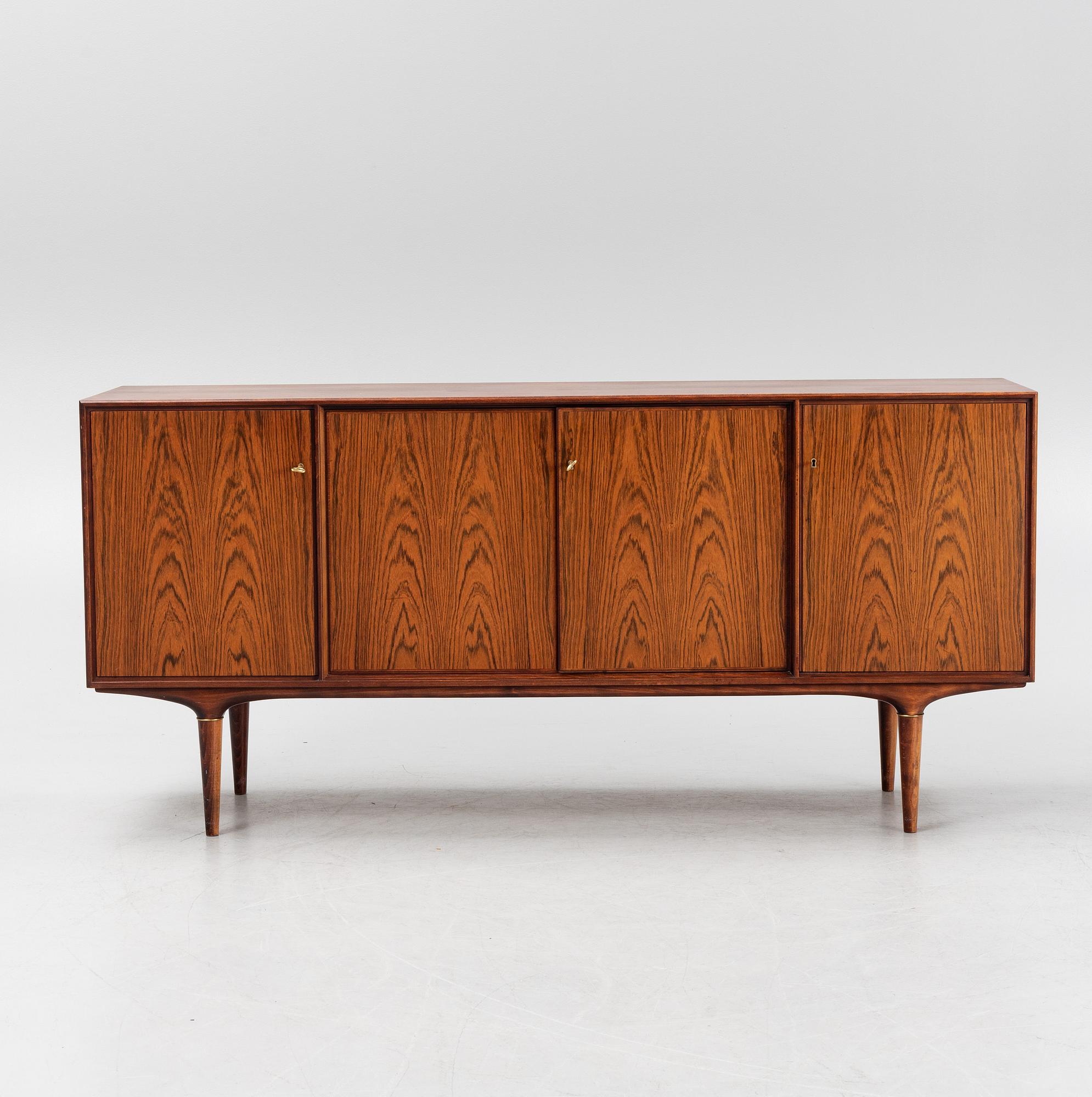 A 'Cortina' rosewood sideboard by Svante Skogh, Seffle Möbelfabrik, Sweden, 1950's/60's.