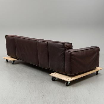 CLAESSON KOIVISTO RUNE, a leather covered 'Boxplay' sofa from Swedese.
