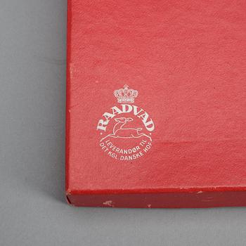 KNIVAR, 12 st, silver, mestadels Johannes Siggaard, Danmark, 1937.