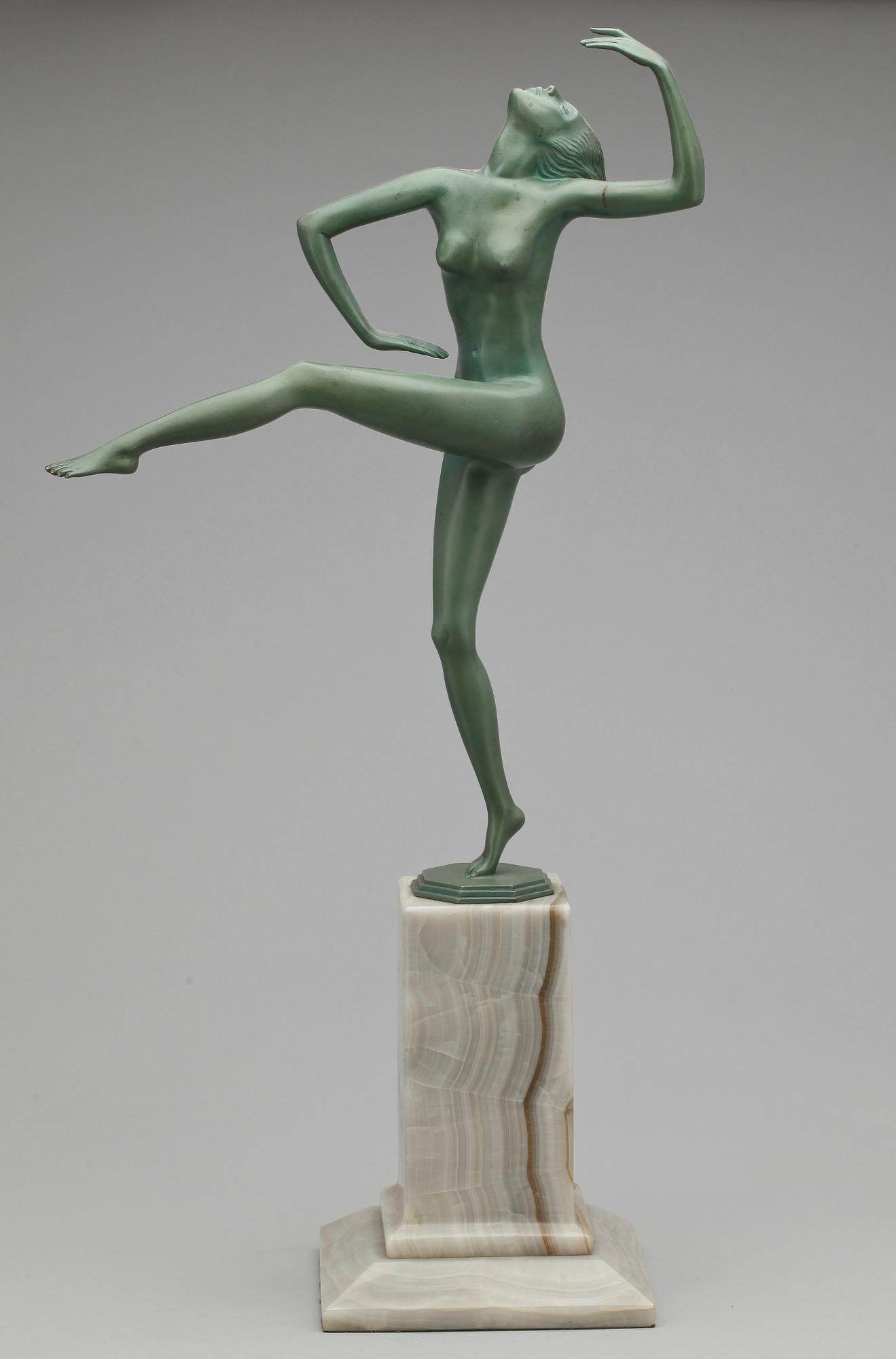 FELIX WEISS, skulptur, signerad o daterad 1930.