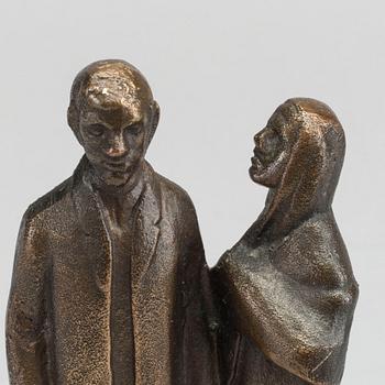 AXEL OLSSON, sculpture, bronze. Signed.