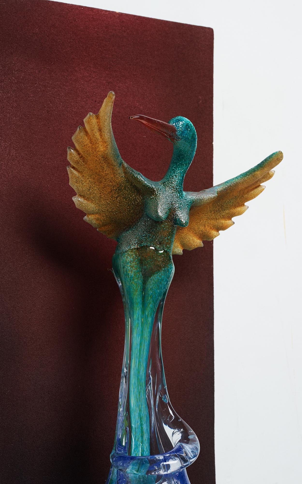 Kjell Engman, glasskulptur, Kosta Boda, unik.