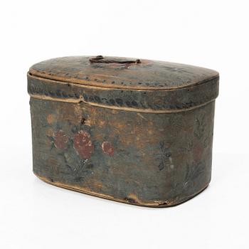 Box, folk art, 19th century.