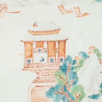 Fat, porslin. Qingdynastin, 1700-tal.