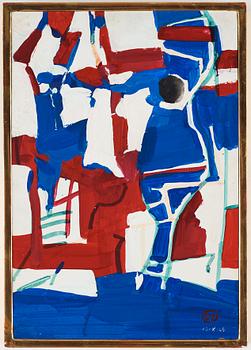 LENNART RODHE, olja på pannå, signerad med monogram och daterad 13-X-65.