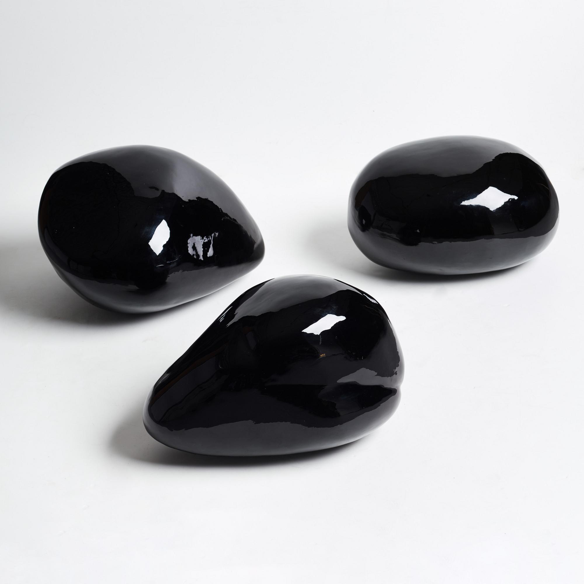 Alexander Lamont, "Lustre stones" 3 pieces, 21st Century.