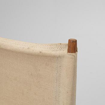 Kaare Klint, A pair of 'Safari' armchairs, Rud. Rasmussen's Snedkerier, Denmark, second half of the 20th century.