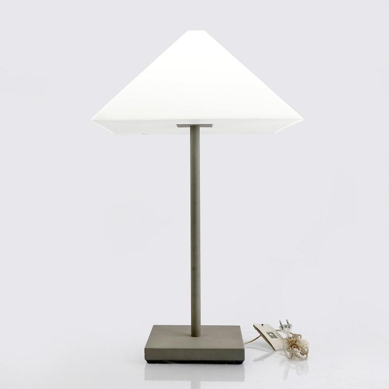 A Giorgio Armani, Logo table lamp for Armani Casa 1982.
