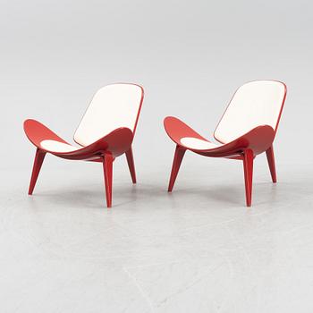 Hans J Wegner, fåtöljer, ett par, "CH 07", Carl Hansen & Søn, Danmark.