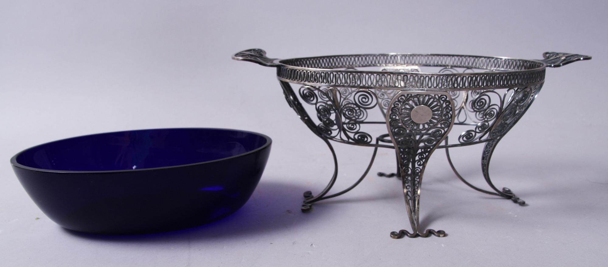 JARDINIERE, silver, Gottlieb Petschler, Göteborg 1824.