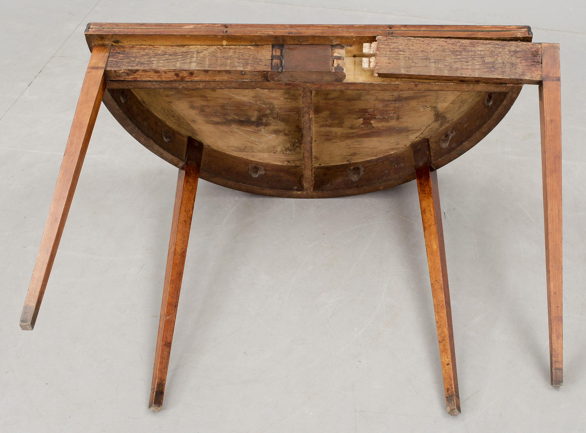 SPELBORD, Sheraton stil England 17/1800-tal.