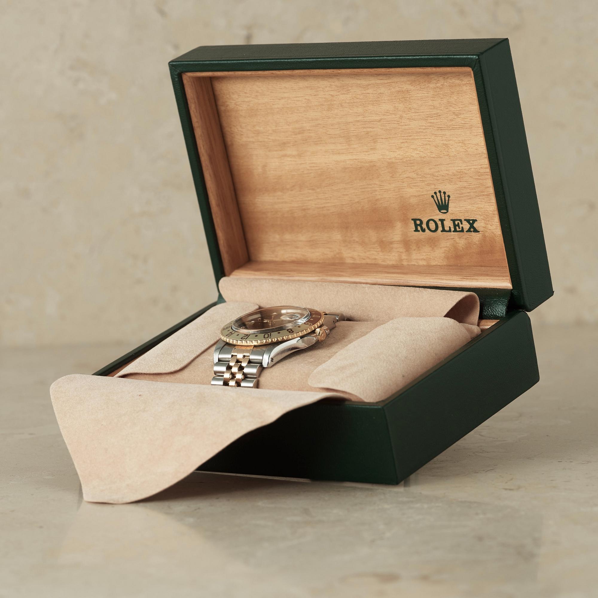 ROLEX, Oyster Perpetual, GMT-Master, Chronometer, "Root Beer, Nipple dial", wristwatch, 40 mm,