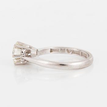 A diamond solitaire ring, 0.97 ct.