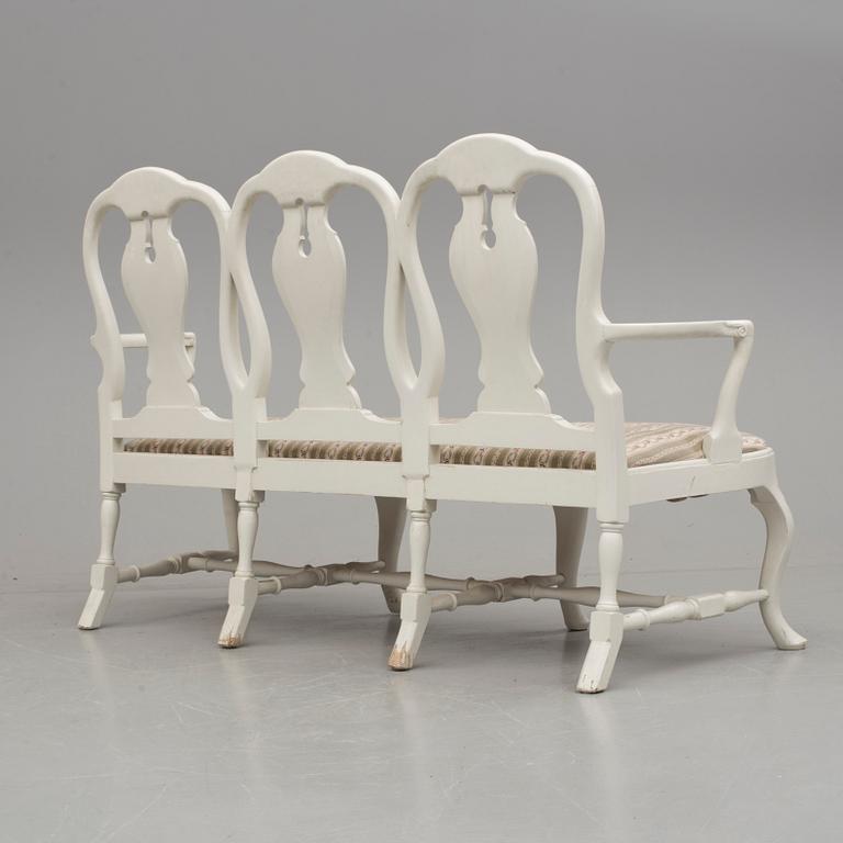 SALONGSGRUPP, 6 delar, Rokokostil, 1900-talets mitt.