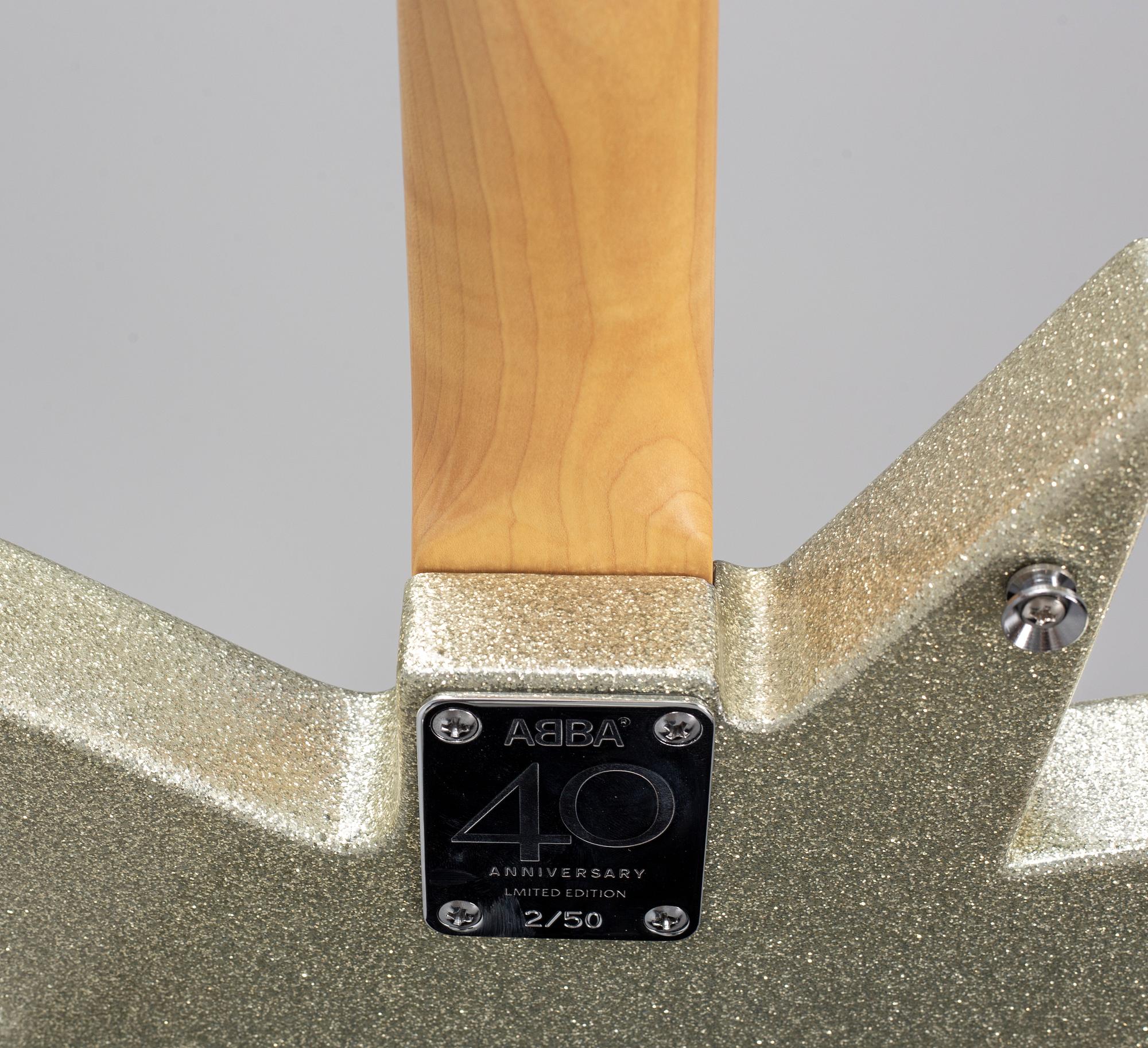 ELECTRIC GUITAR, Malmberg ABBA Star guitar Limited Edition, 2/50, 2014. Signed by Björn Ulvaeus and Göran Malmberg.