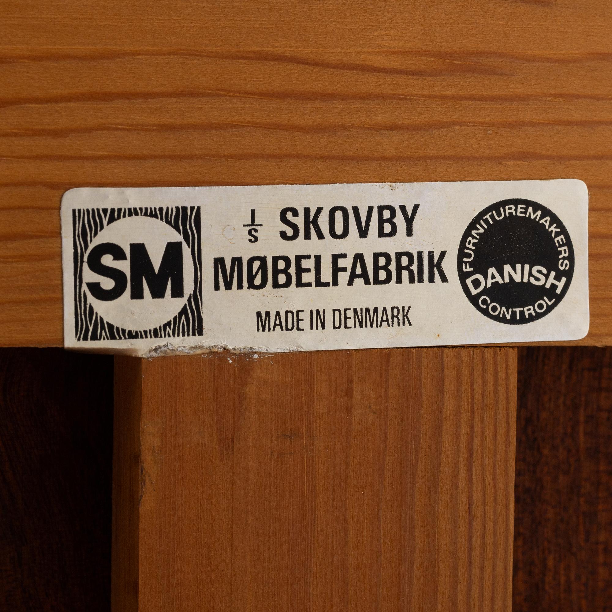 A 1960's dining table, Skovby factory Denmark.