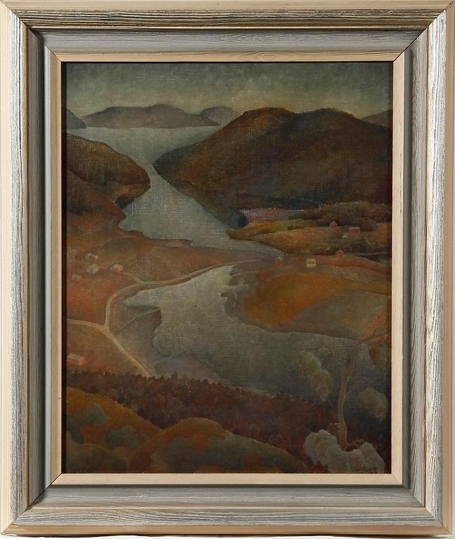 RYDELL, CARL. Olja på duk, sign o dat 1937.