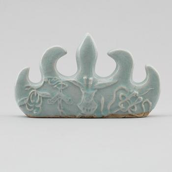 PENSELSTÄLL, porslin, Kina, 1800-/1900-tal.