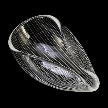 VAS samt FAT, glas, Tapio Wirkkala, Iittala, omkring 1900-talets mitt.