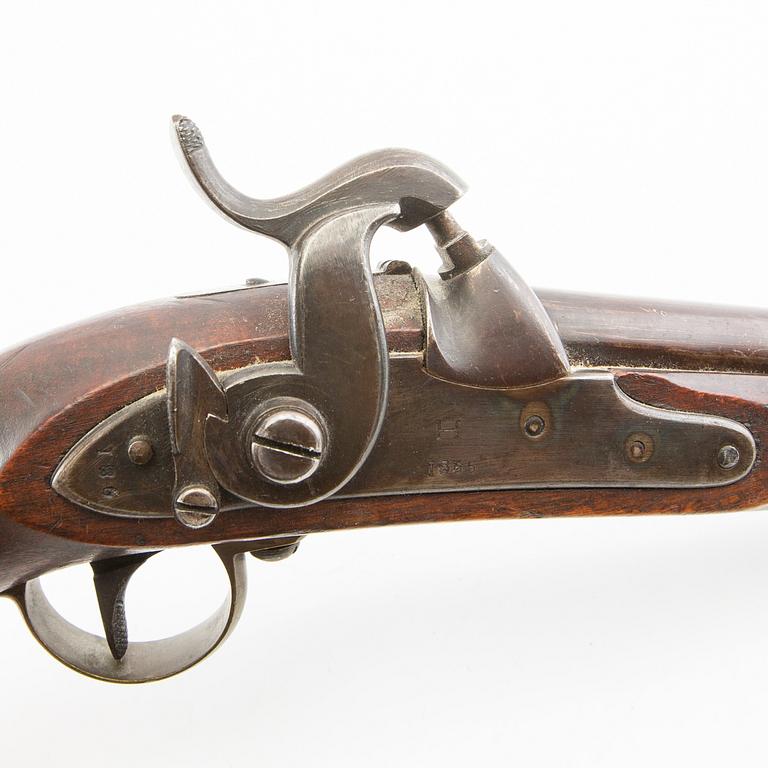 Slaglåspistol, svensk m/1854 för flottan.