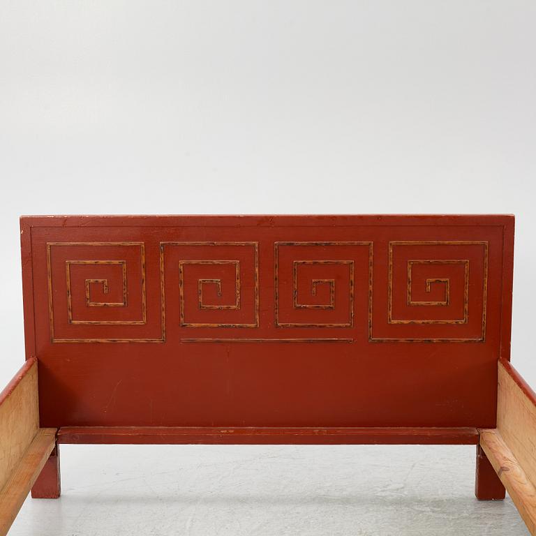 Axel Einar Hjorth, a pair of "Åbo" bed frames, Nordiska Kompaniet, Swedish Grace, 1920s-30s.
