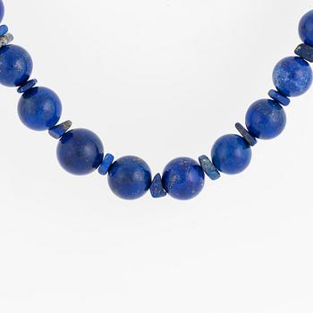 COLLIER, med Lapis lazuli.