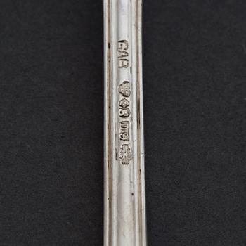 GAB, bestick, 24 delar, silver, modell Olga, bl a Stockholm 1955.