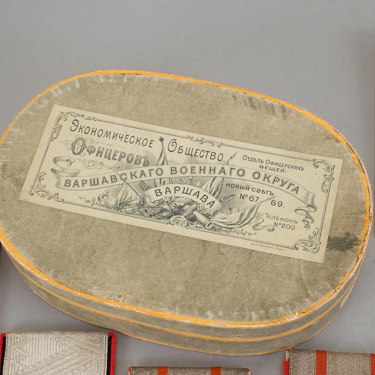 AXELKLAFFAR, 7 stycken, Ryssland, 1900-talets början.