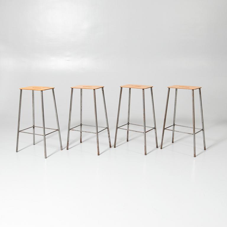 Bar stools, 4, “Adam”, Frama, Denmark, 2000s.