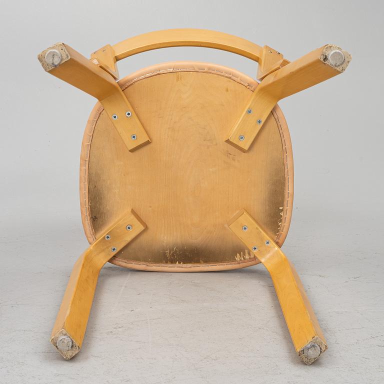 Alvar Aalto, a set of six chairs model 69, Artek, Finland, second half of the 20th century.
