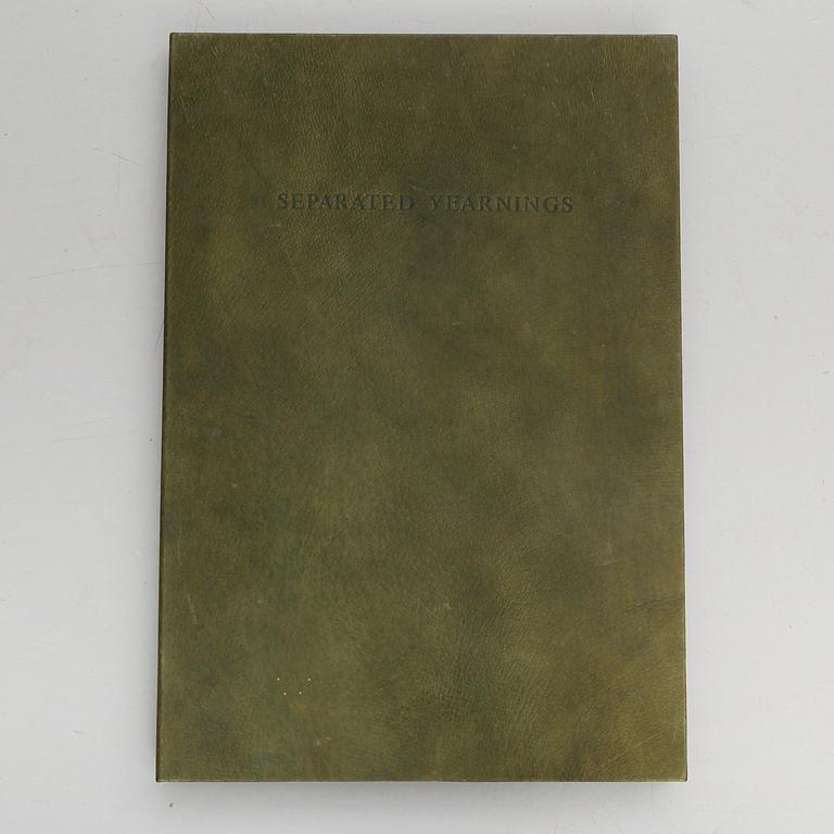 MAPP med sju etsningar av Jörgen Boberg med poesi av Knud Holten, "Separated Yearnings", signerade, 1979.