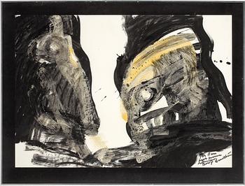 BENGT LINDSTRÖM, akryl, signerad med dedikation.