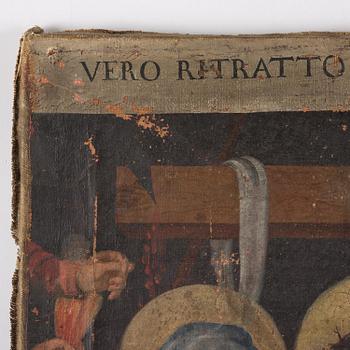 Italian school, probably 17th century, True portrait of the most holy pieta of Caninbio.