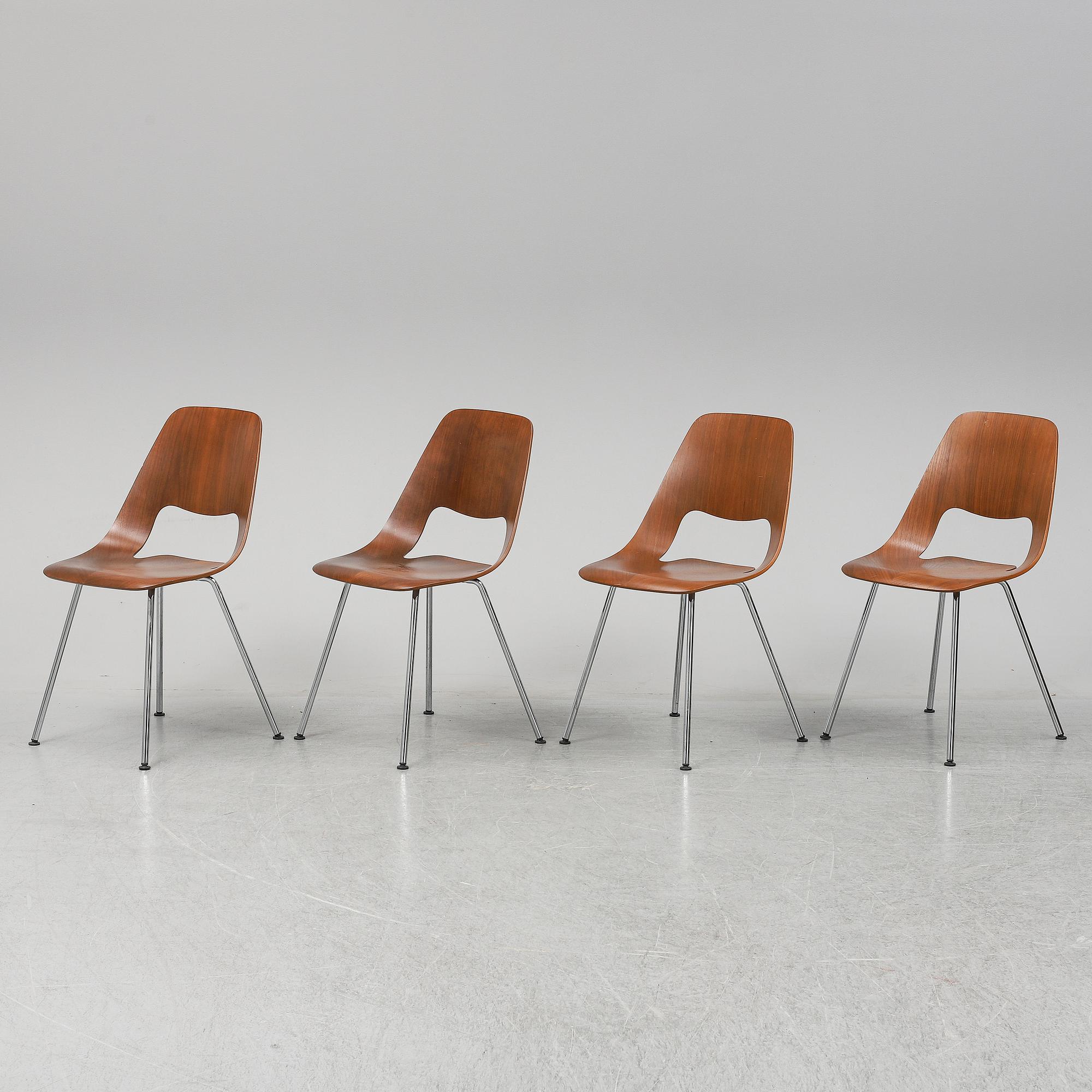 ALFREDO HÄBERLI, four 'Jill' chairs, Vitra, 2012.