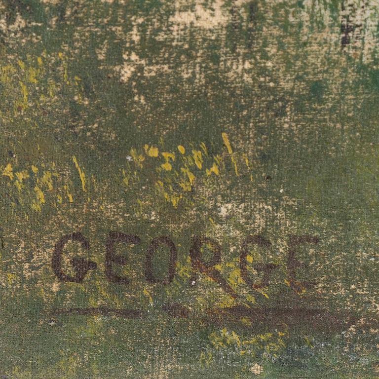 An oil on canvas, second half of the 19th century.