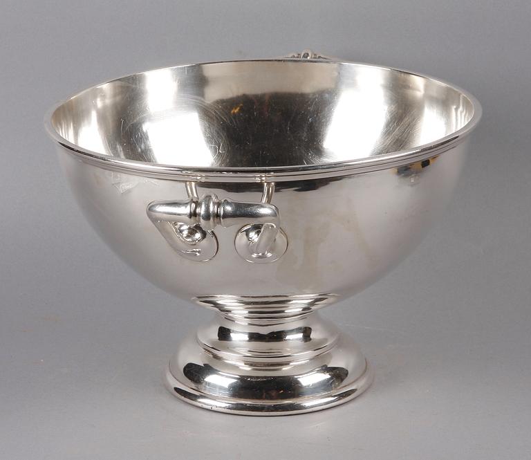 BÅLSKÅL, nysilver, 1900-tal.