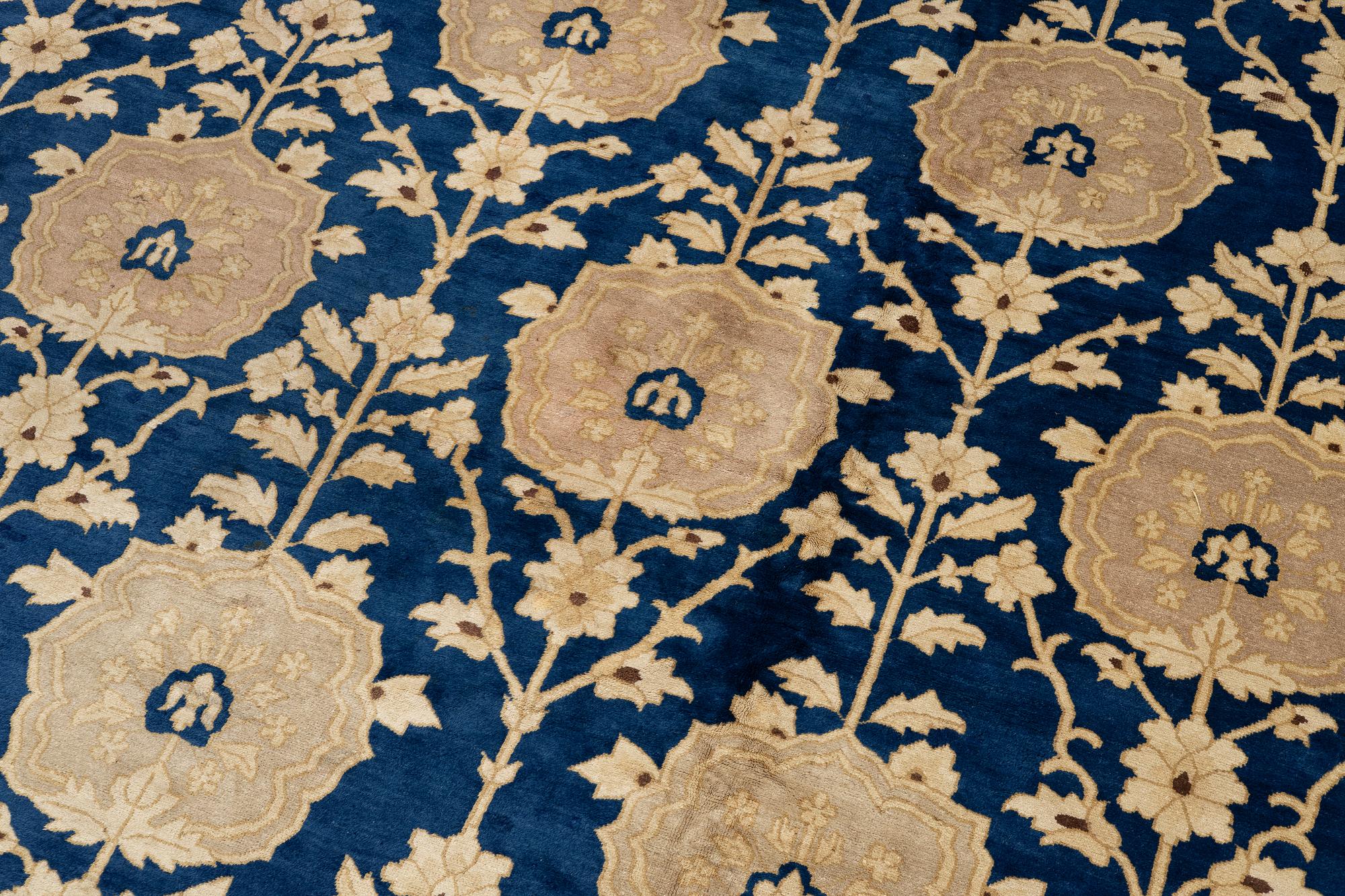 An antique Peking carpet, north China, c. 438 x 373 cm.