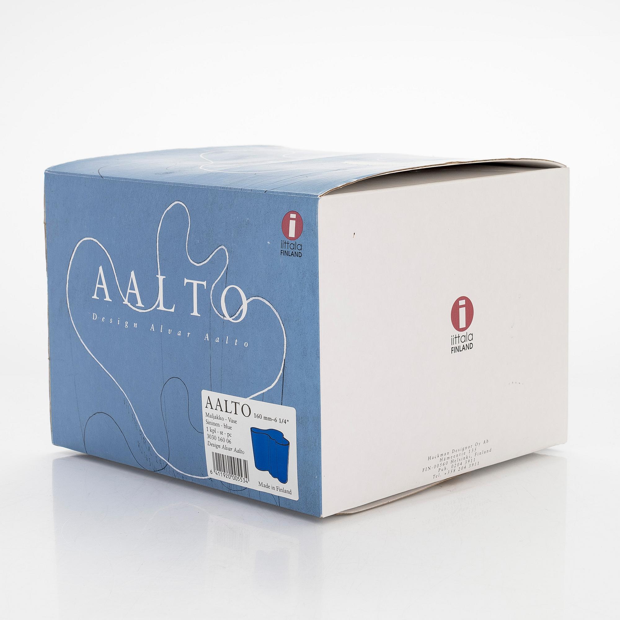 Alvar Aalto, vas 3030, signerad Alvar Aalto 2593/1998, Iittala.