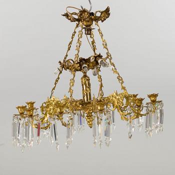 A late 19th century chandeliere.