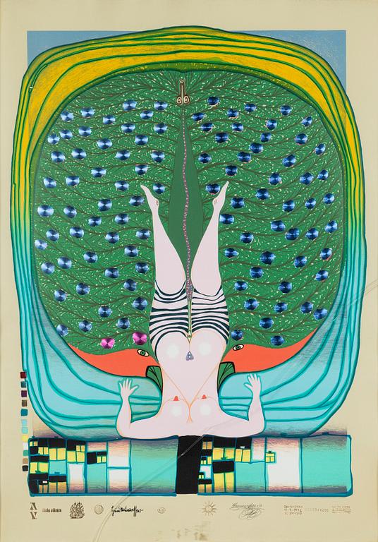 Friedensreich Hundertwasser, 'Hommage à Sonnenstern'.