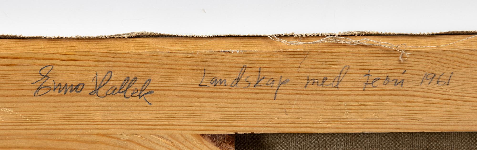 Enno Hallek, "Landskap med teori".
