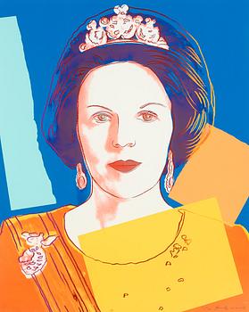 254. Andy Warhol, "Queen Beatrix of The Netherlands".