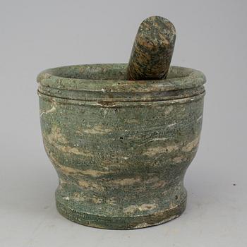 MORTEL, kolmårdsmarmor, 1800-tal.