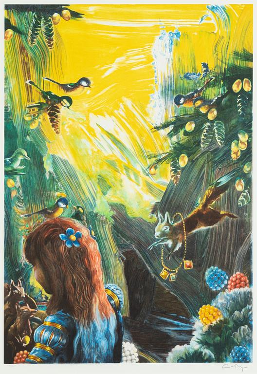 Ernst Billgren, "Stad vid vatten" – Ur portföljen "Vid vägens slut".