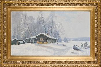 Ellen Favorin, Rural Winter View.